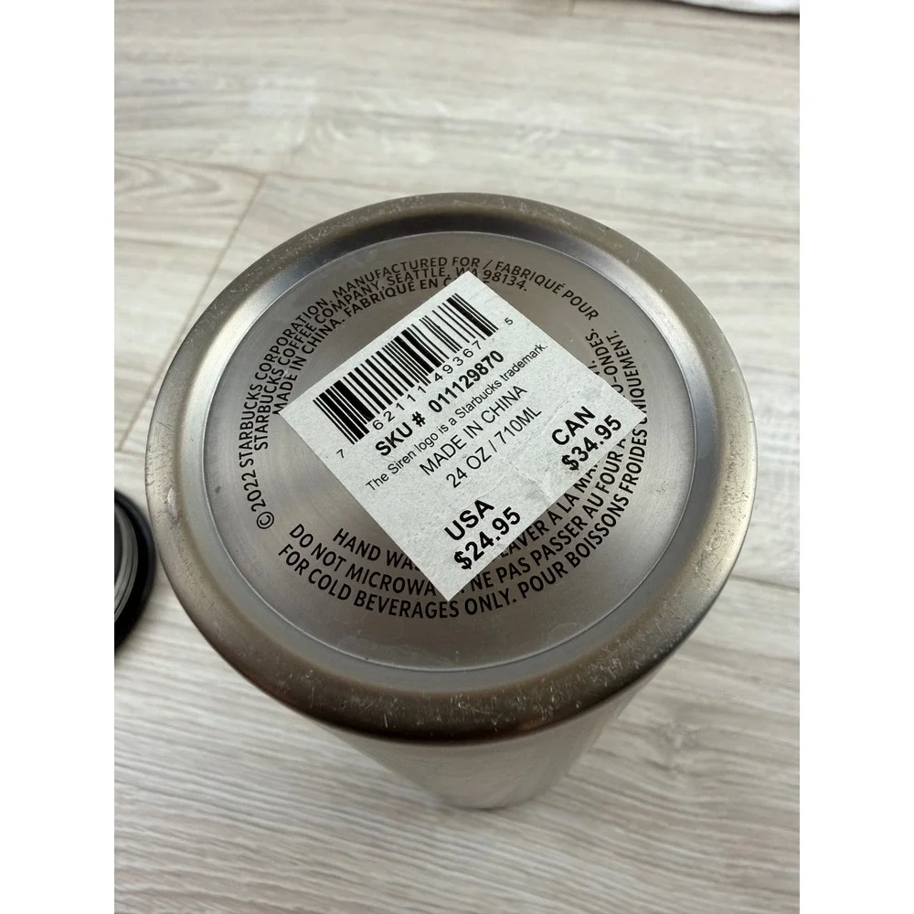 Starbucks stainless steel